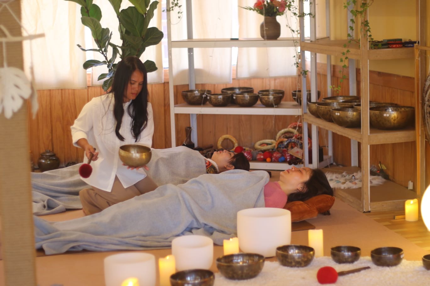 Thiền phục hồi đau bụng kinh tại Giang Metta Đà Lạt